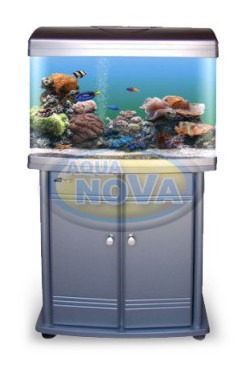 Aqua Nova Curved Front Glass Fish Tank Including Stand NT-1000