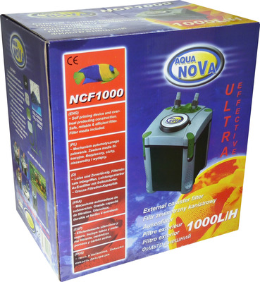 Aqua Nova Aquarium Canister Filter 1000L/hr