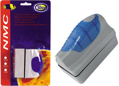 Aqua Nova Floating Magnet Fish Tank Cleaner Medium