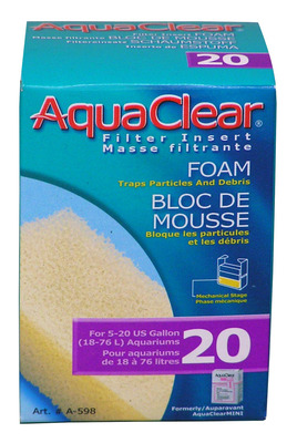 AquaClear Foam Block Filter Media 20. Item # FA1. Description: