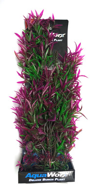 Deluxe Bunch Plant 22inch Green bush/Purple Tips