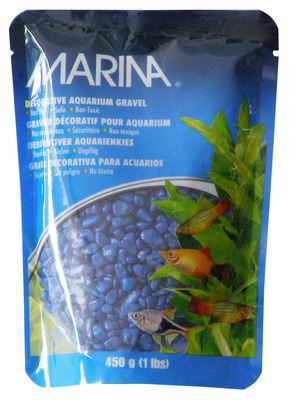 Marina Decorative Aquarium Gravel 450g Blue
