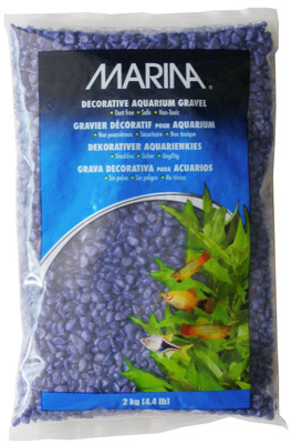 Marina Decorative Aquarium Gravel 2kg Purple