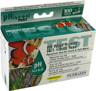 Nutrafin Fresh and Saltwater pH Test Kit Wide Range
