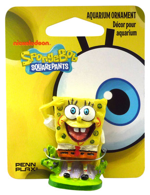 Penn-Plax Spongebob Squarepants Resin Replica Spongebob - Mini
