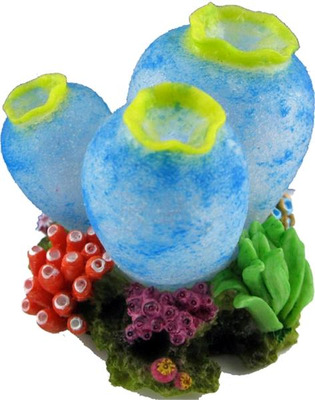 Action Aquarium Bubblers Soft Coral Clavelina Blue