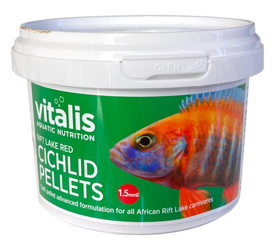Vitalis Aquatic Nutrition Rift Lake Red Cichlid Pellets 140g