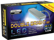 Aqua Zonic Super Slim Double Bright  LED Clamp Light Black 15+3 Bulb