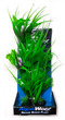 Deluxe Bunch Plant 10inch Grass and leaves with purple-white flower
