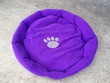 Dog Bed - Soft Donut Style Purple Large