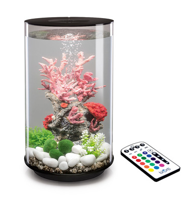 Biorb Tube 30l Aquarium Mcr Black The Aquarium Shop Australia