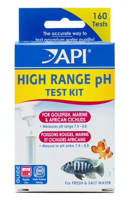API Fresh and Saltwater High Range pH Test Kit