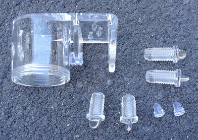 Acrylic Filter Pipe Holder Up to 25mm Pipe