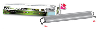 Aqua Zonic Super Bright Extendable Slim LED Light Freshwater and Planted Tank 40-55cm 18.6watts