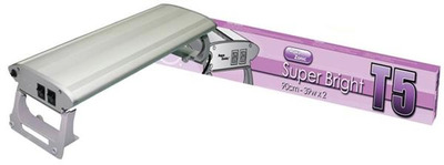 Aqua Zonic Super Bright T5 Light Unit Silver 45cm