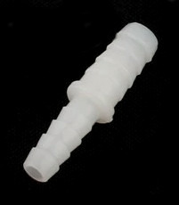 Aquarium Airline Barbed Hose Joiner/Reducer 6mm-4mm White