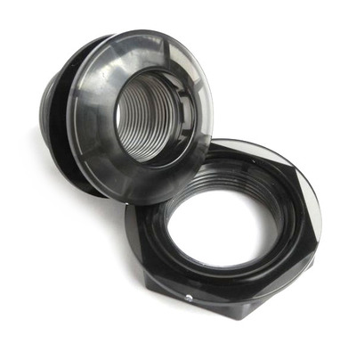 Aquarium Bulkhead with O Ring ABS 48mm Inner Dia Thread