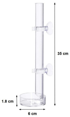 Aquarium Feeding Glass Feeding Tube 35cm