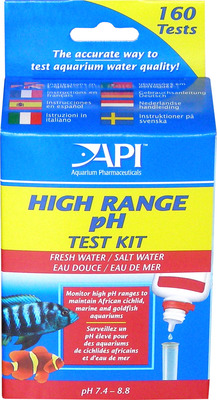 API High Range Fishcare Ph Test Kit for Aquariums