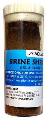 Aquasonic Brine Shrimp Eggs GSL A Grade 10g