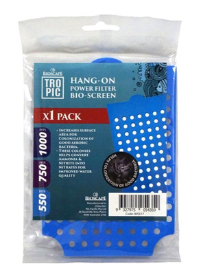 Bioscape Hang On Filter Bio Screen M/l/XL 1x Pack 550/750/1000