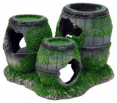 Bioscape Moss 3 Barrels 16 x 10cm