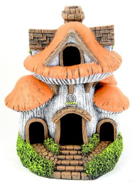 Bioscape Mushroom House Red 14 x 11 x 17cm