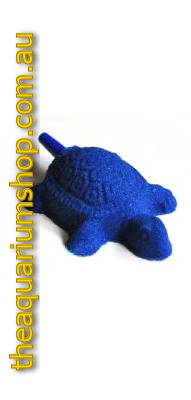 Blue Aquarium Air Stone Turtle 42x54mm