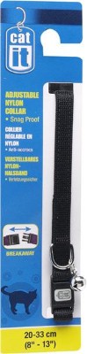 Catit Nylon Breakaway Adjustable Cat Collar Black