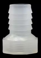 White Joiner 1/2inch threaded female to 16mm Barbed