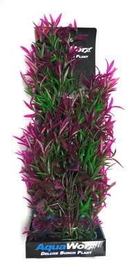 Deluxe Bunch Plant 22inch Purple bush/Green stems