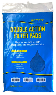 Double Action Filter Pads  Medium Blue Sponge