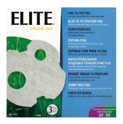 Elite Crystal-Flo Fine Filter Pads 60/80