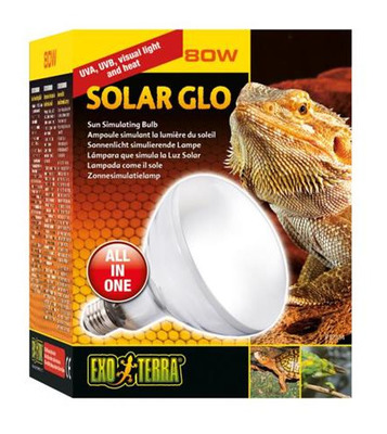 Exo-Terra Solar Glo Self Ballasted  UV Heat Lamp 