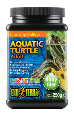 Exo Terra Aquatic Turtle Floating Pellets Adult 250g