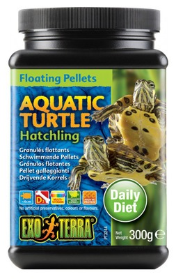 Exo Terra Aquatic Turtle Food Hatchling Floating Pellets 300gm