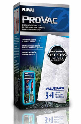 Fluval Pro-Vac Gravel Cleaner Dual Density Filter Pad Replacement Cartridge