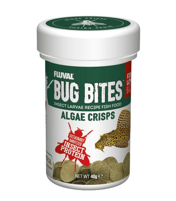 Fluval Bug Bites Crisps Algae Wafers 40g