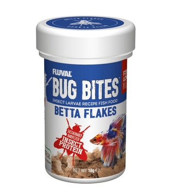 Fluval Bug Bites Betta Flakes 18g