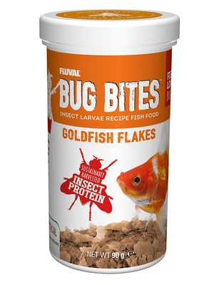 Fluval Bug Bites Goldfish Flakes 90g