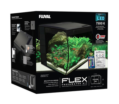 Fluval Flex 34 Litre Black Aquarium