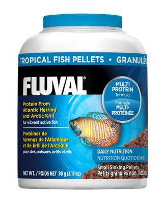 Fluval Tropical Fish Small 1mm Sinking Pellets 90g