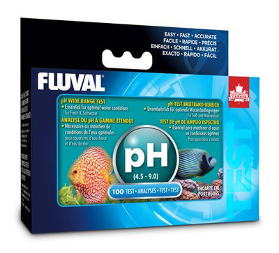 Fluval Wide Range pH Test Kit 4.5-9.0 (100 tests)