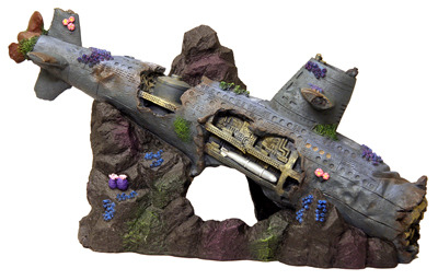 Exotic Environments Giant Sunken Submarine Large The Aquarium