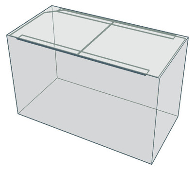 Standard Glass Aquarium 24 x 12 x 15inches high Tank only