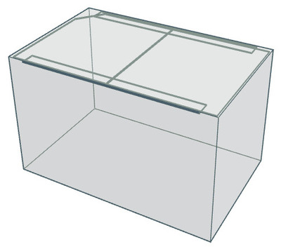 Standard Glass Aquarium 24 x 15 x 15inches high Tank only