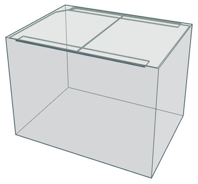 Standard Glass Aquarium 24 x 18 x 18inches high Tank only