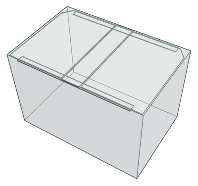 Standard Glass Aquarium 36 x 24 x 24inches high Tank only