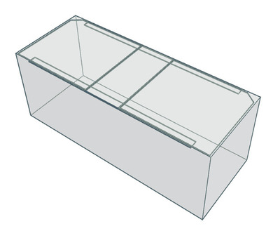 Standard Glass Aquarium 48 x 18 x 18inches high Tank only