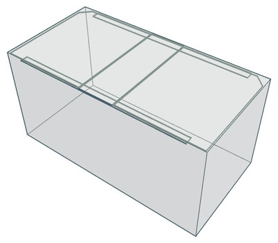 Standard Glass Aquarium 48 x 24 x 24inches high Tank only
